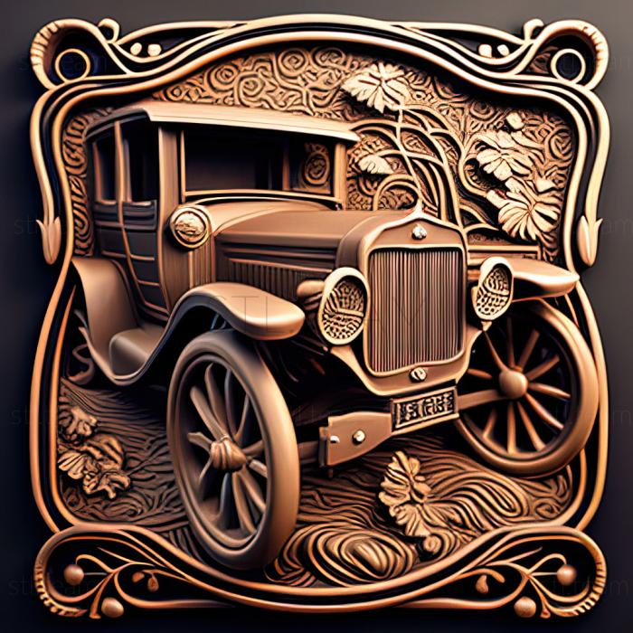3D модель Ford Model B 1904 року (STL)